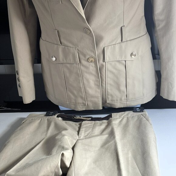 Vintage Gucci by Tom Ford Womens Sahariana Safari Pant Suit Sz S - Picture 4 of 17